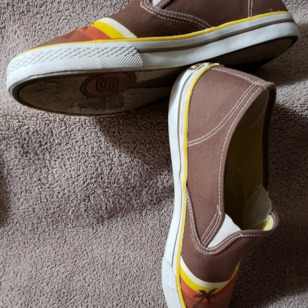 Skechers Womens Cali Canvas Slip On Size 9 - Picture 6 of 6